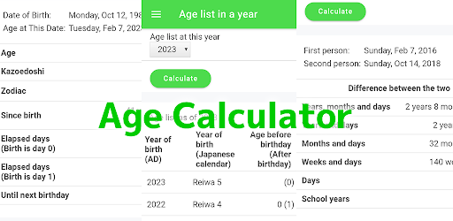 Age Calculator & Zodiac Signs